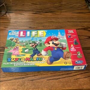 Super Mario The Game of Life Board Game